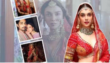 Siddharth and Aditi Rao Hydari wedding: Siddharth और Aditi Rao Hydari ने गुप्त रूप से तेलंगाना के एक मंदिर में विवाह किया!