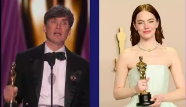 Oscar 2024: Cillian Murphy सर्वश्रेष्ठ अभिनेता पुरस्कार जीतने के बाद हुए भावुक, Emma Stone ने जीता सर्वश्रेष्ठ अभिनेत्री पुरस्कार।